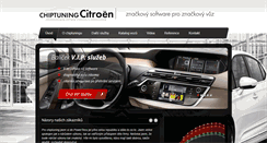 Desktop Screenshot of chiptuning-citroen.cz